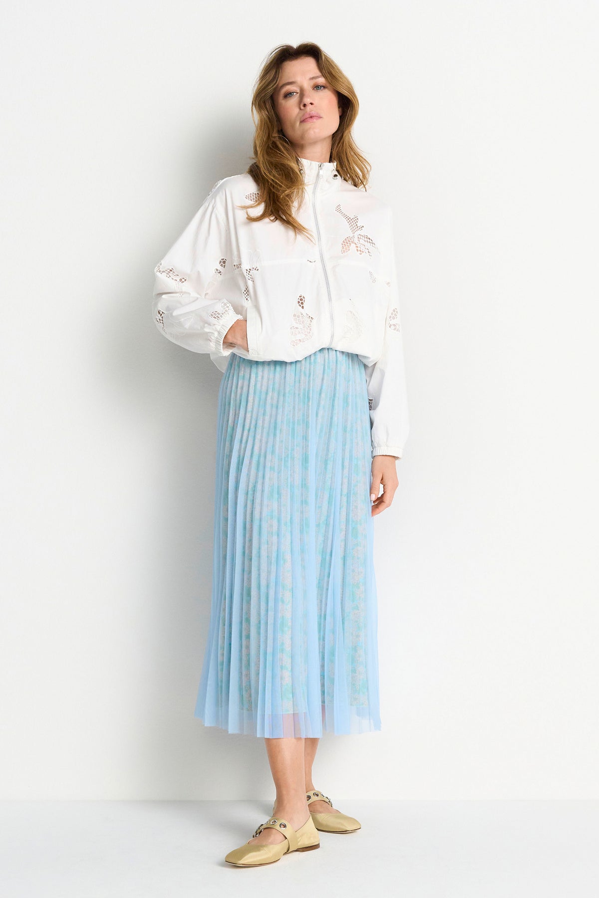 Tulle Plissee Skirt