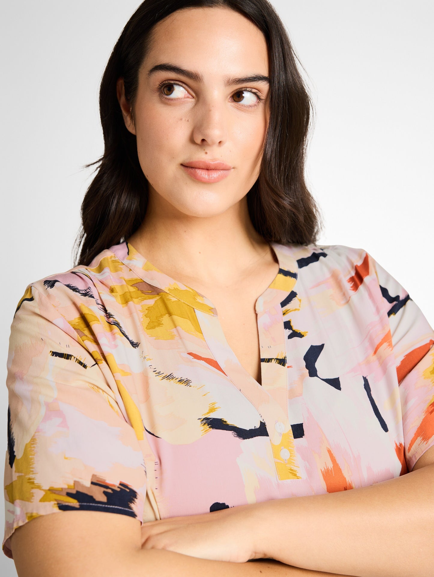 Plus Size - Bluse mit Muster