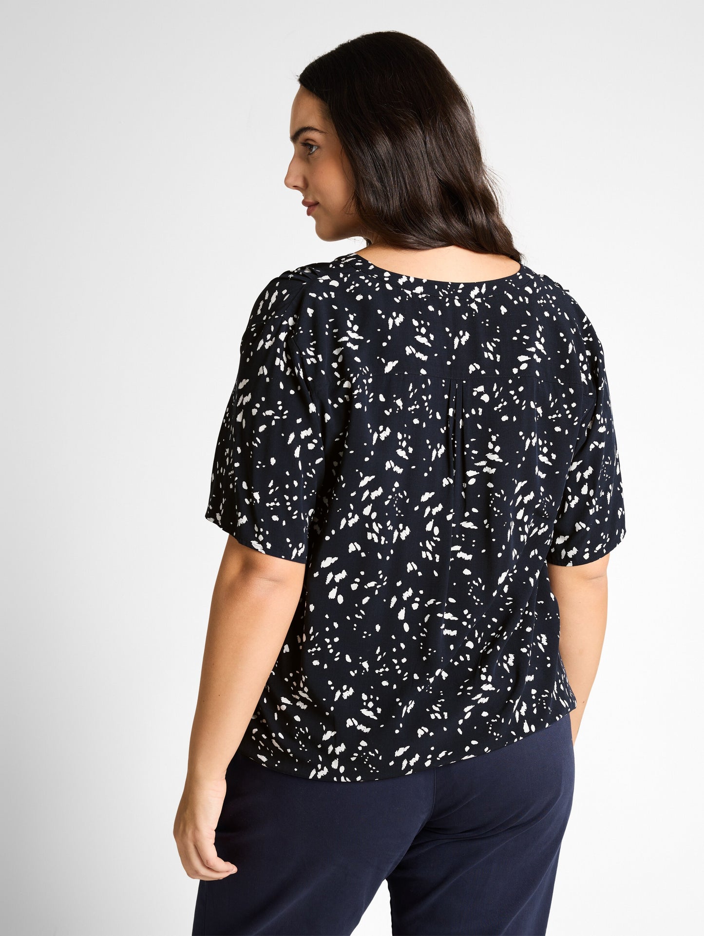 Plus Size - Bluse mit Muster