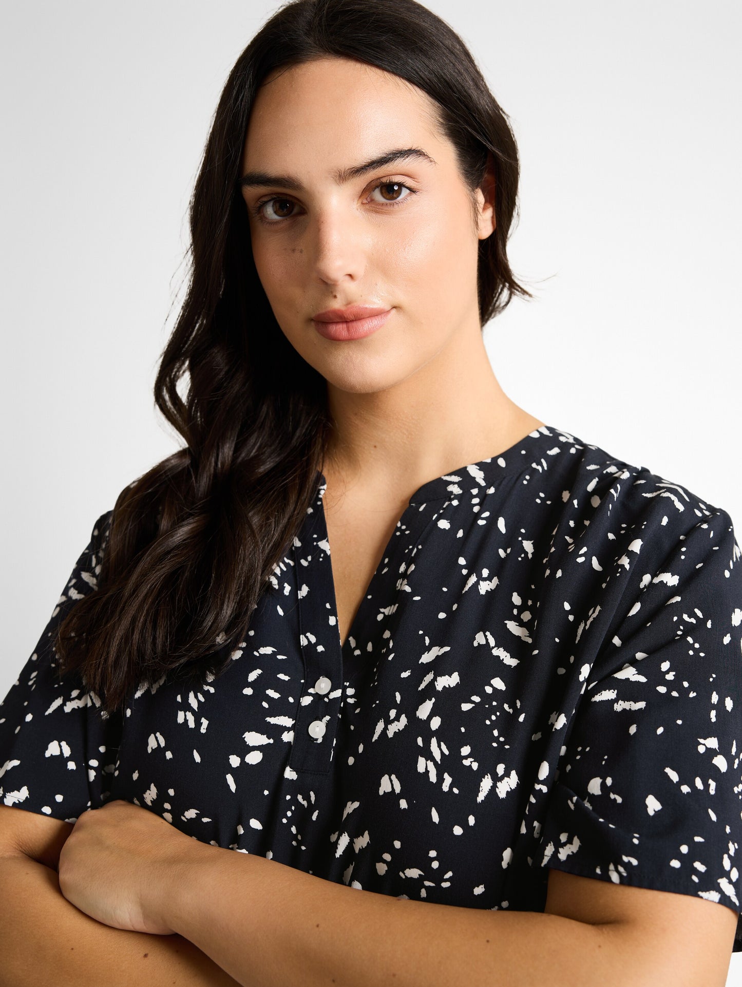 Plus Size - Bluse mit Muster