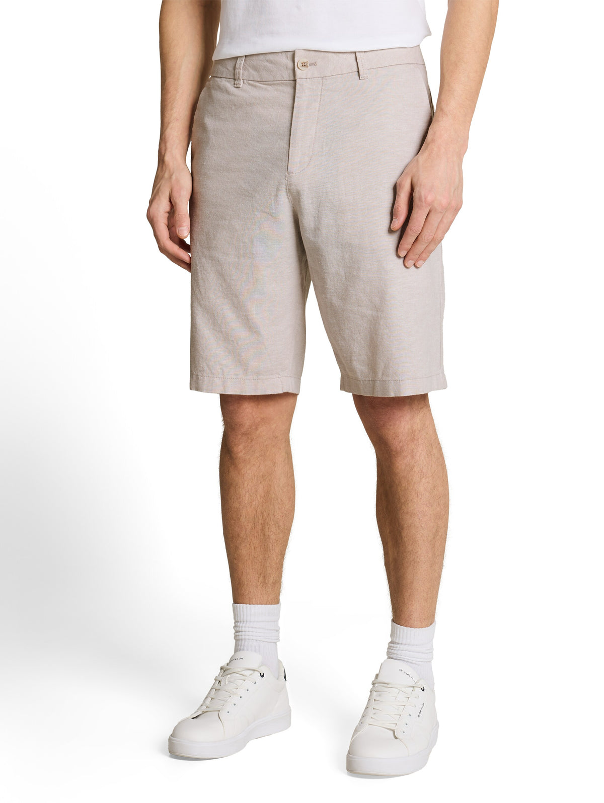 TTRELAXED Chino Shorts mit Leinenanteil
