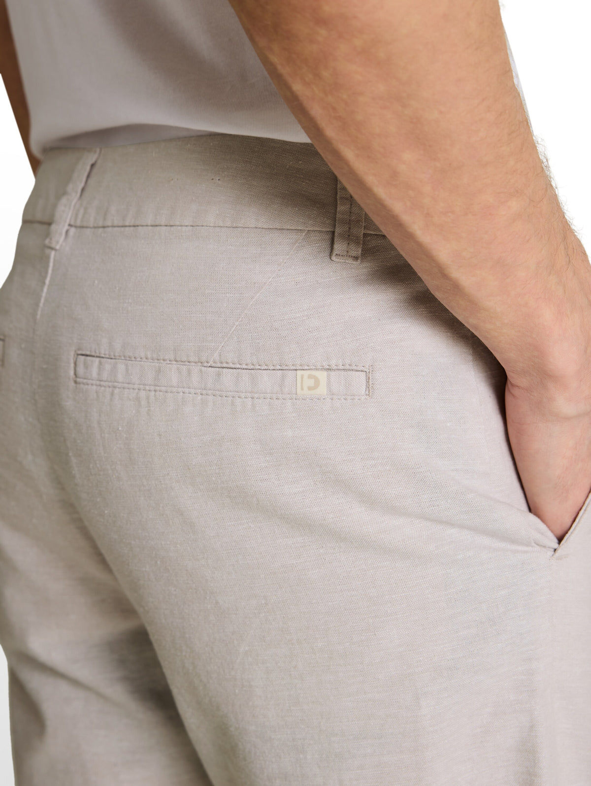 TTRELAXED Chino Shorts mit Leinenanteil