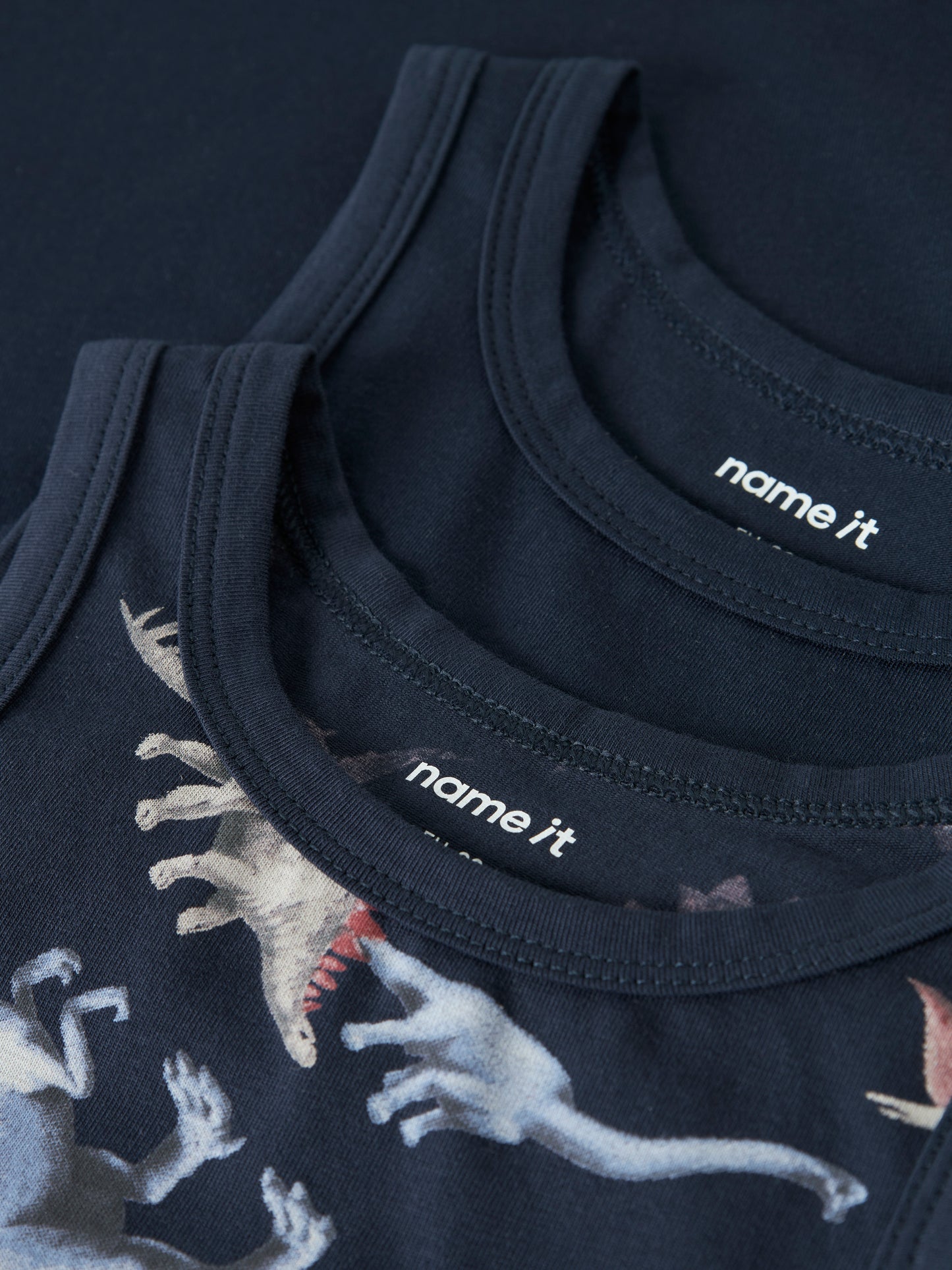 NMMTANK TOP 2P NAVY DINO NOOS