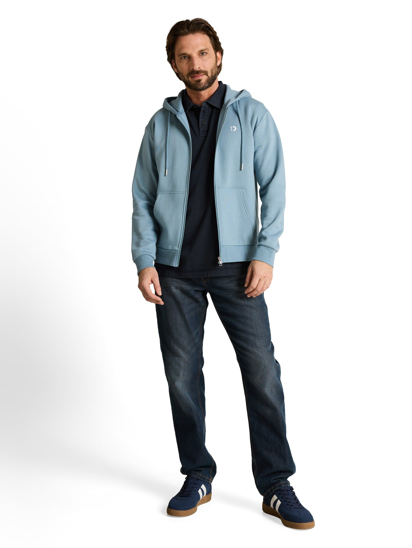 Poloshirt im Used-Look