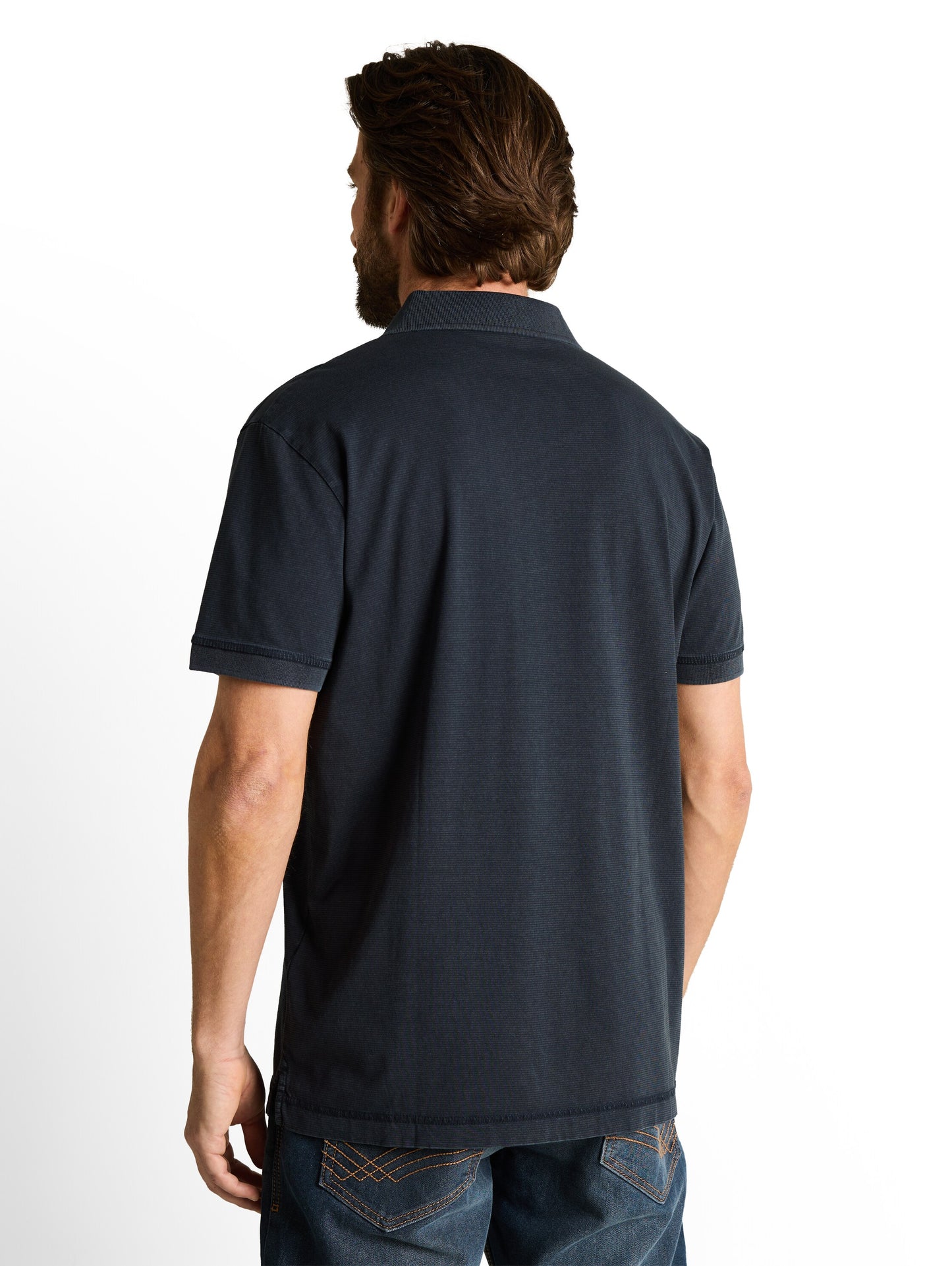 Poloshirt im Used-Look