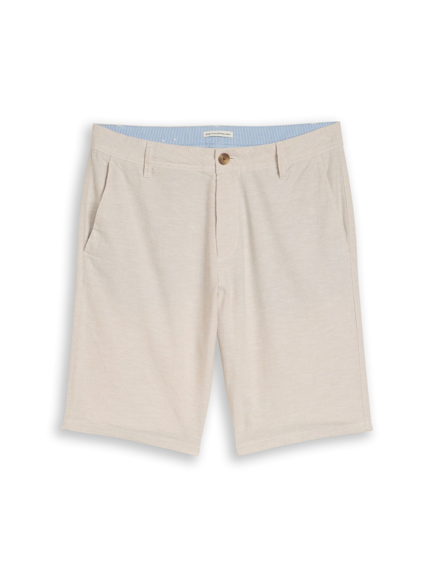 TTREGULAR Chino Shorts mit Leinenanteil