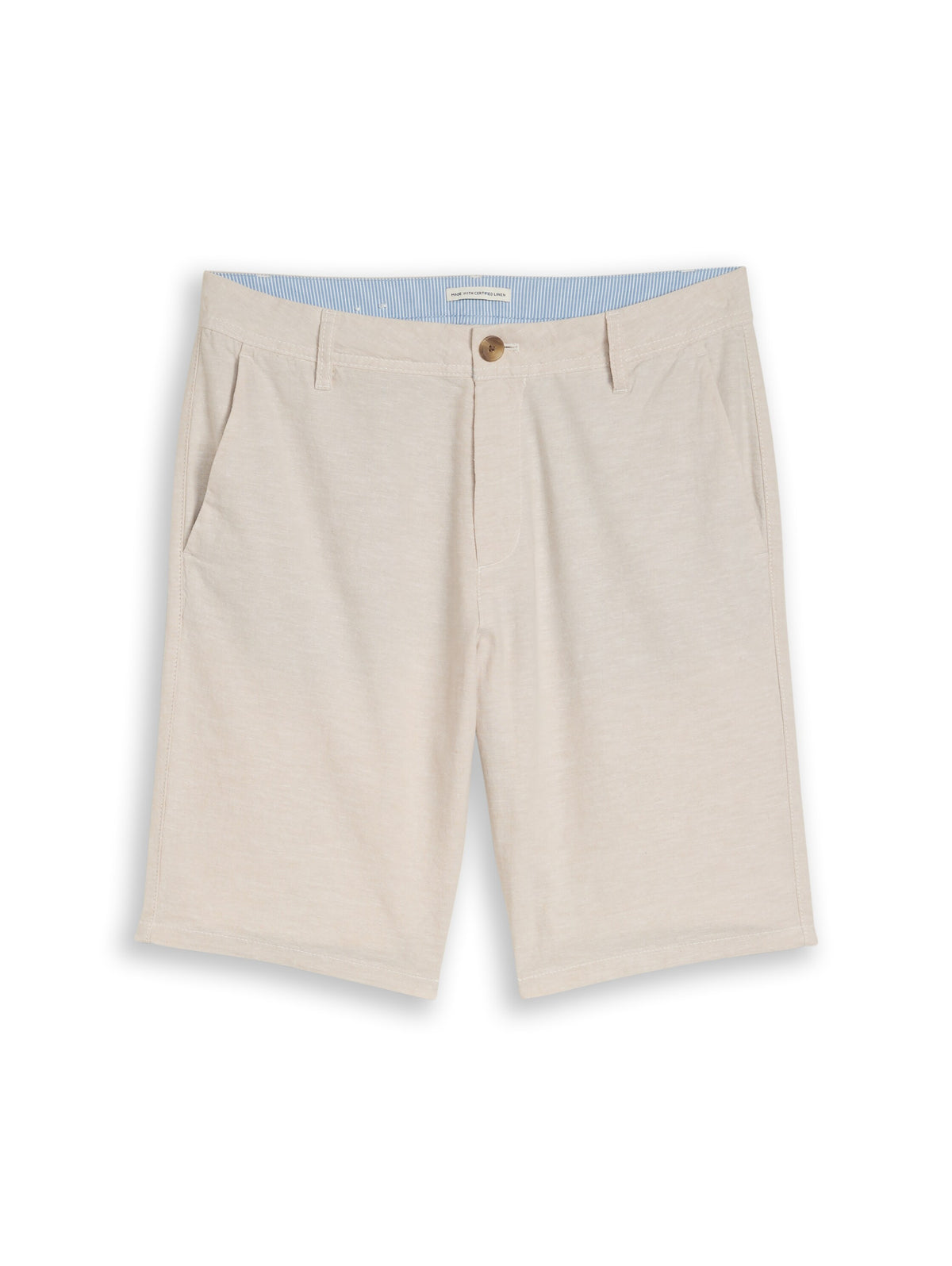 TTREGULAR Chino Shorts mit Leinenanteil