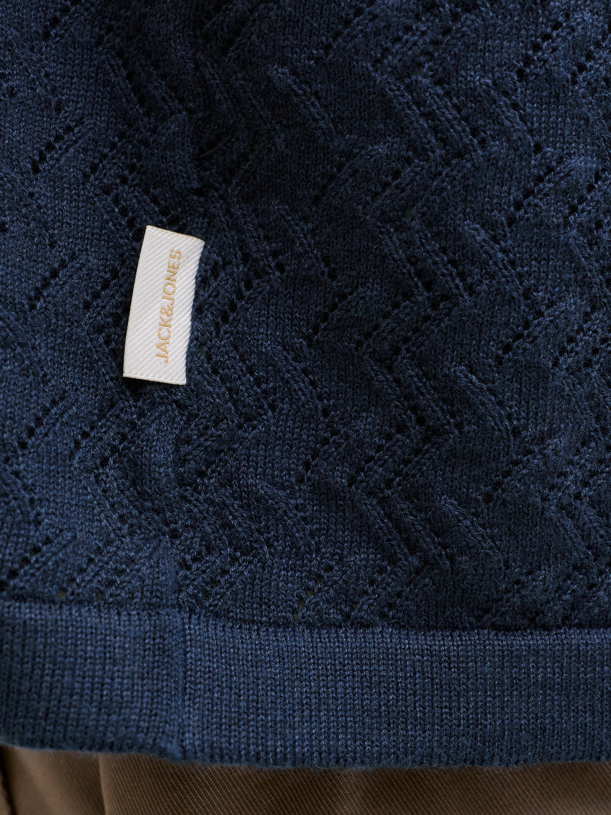 JORTYLER KNIT SS SPLIT NECK POLO SN