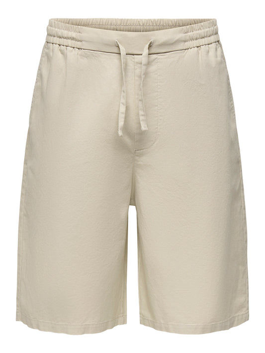 ONSDAVES WIDE COT LIN 0007 SHORTS