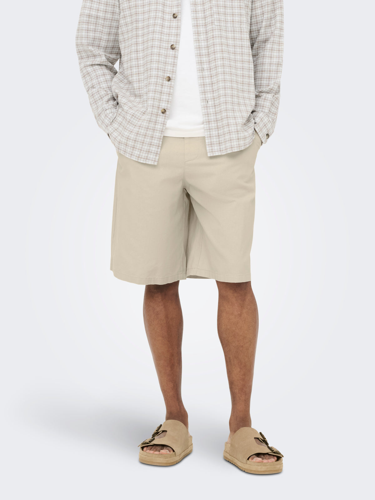 ONSDAVES WIDE COT LIN 0007 SHORTS
