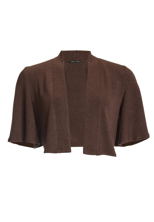 Jersey Bolero mit weiten Ärmeln