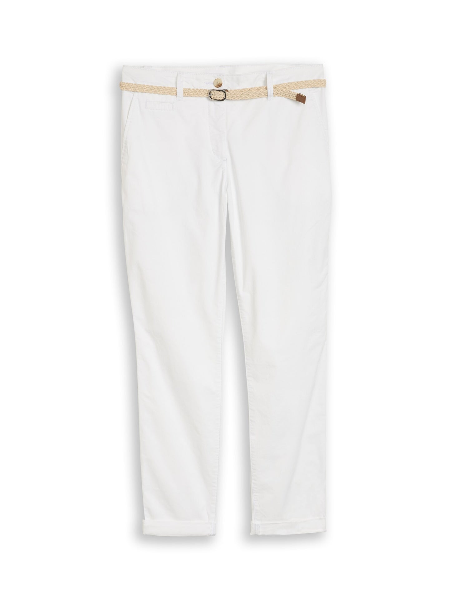 Slim Chino Hose mit Gürtel