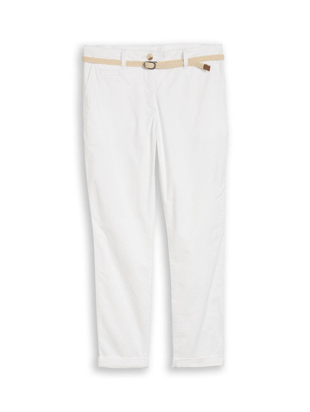 Slim Chino Hose mit Gürtel