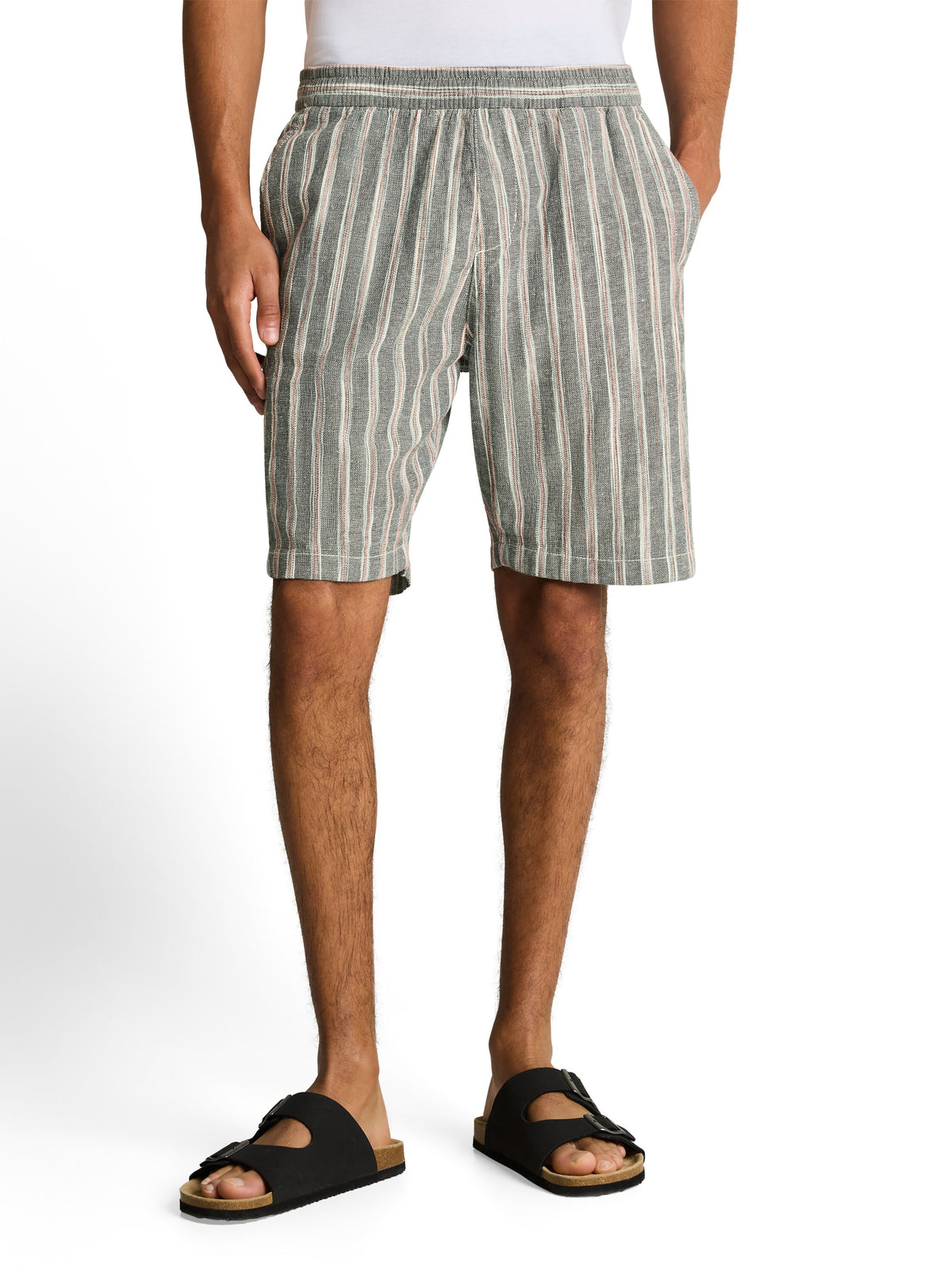 TTRELAXED Shorts mit Leinenanteil