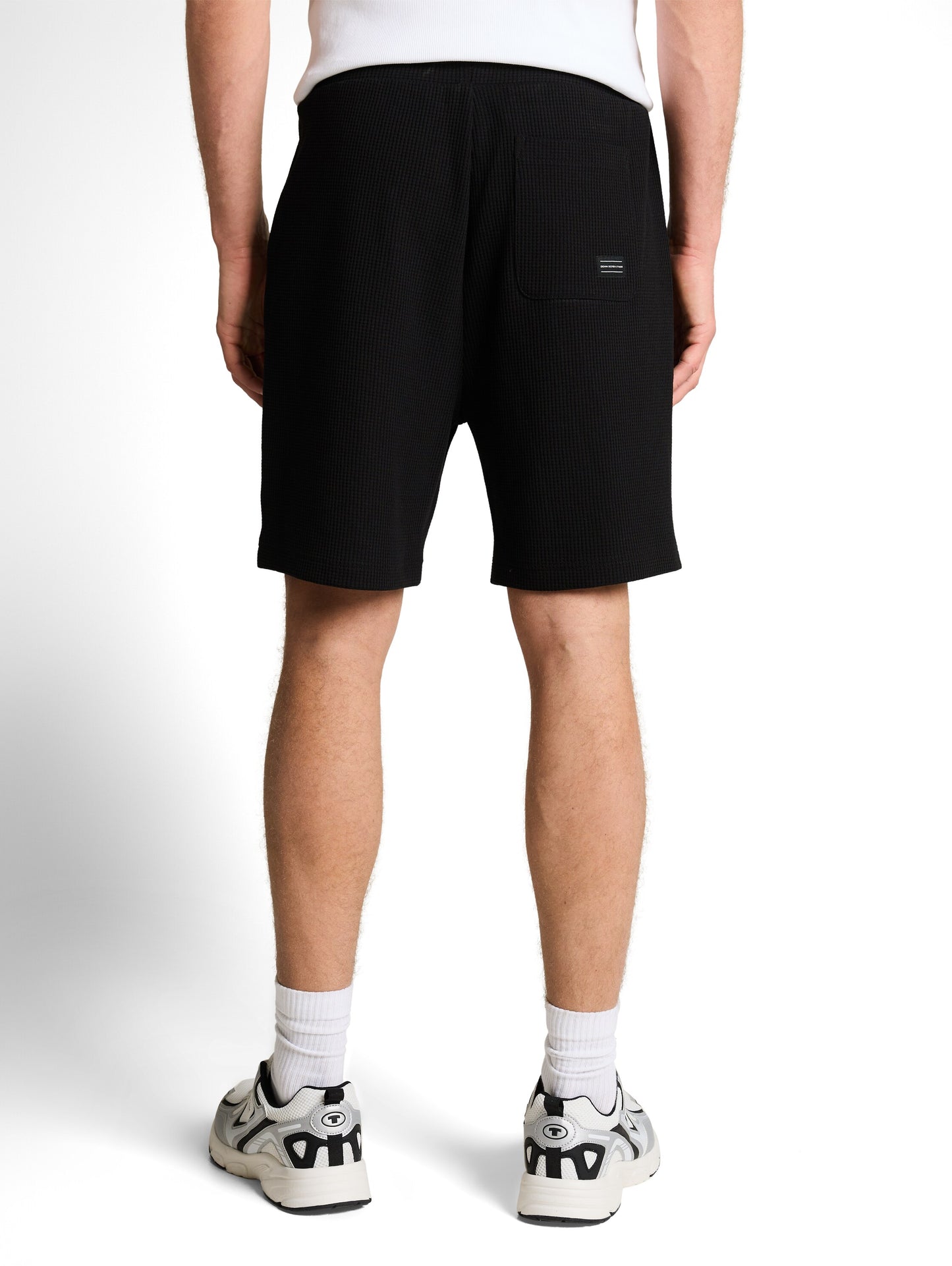 Relaxed Shorts mit Waffelstruktur