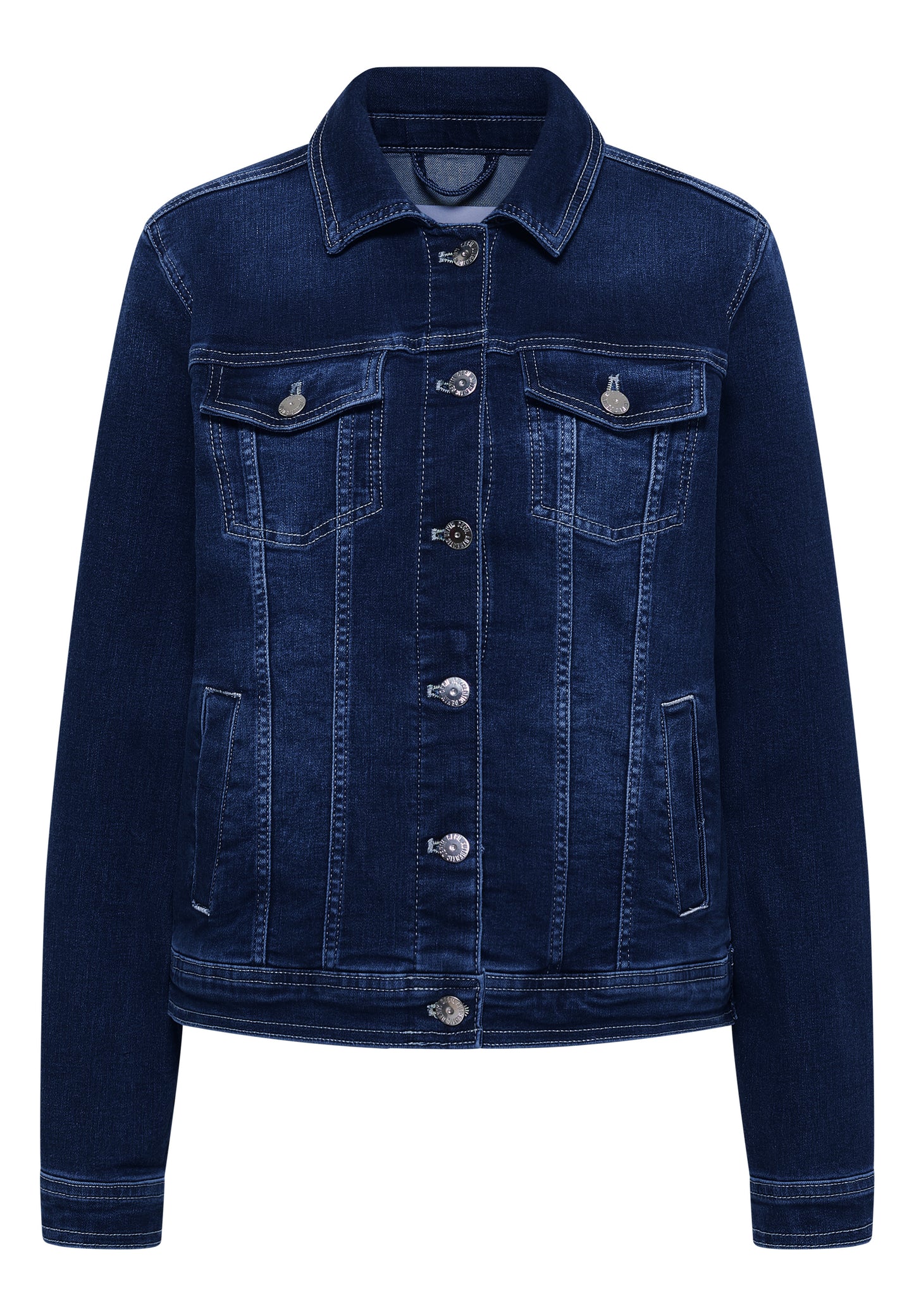 Jeansjacke mit Brusttaschen und Knöpfen