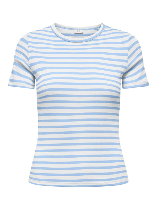 JDYLUCKY SS O NECK STRIPE TOP JRS DIA