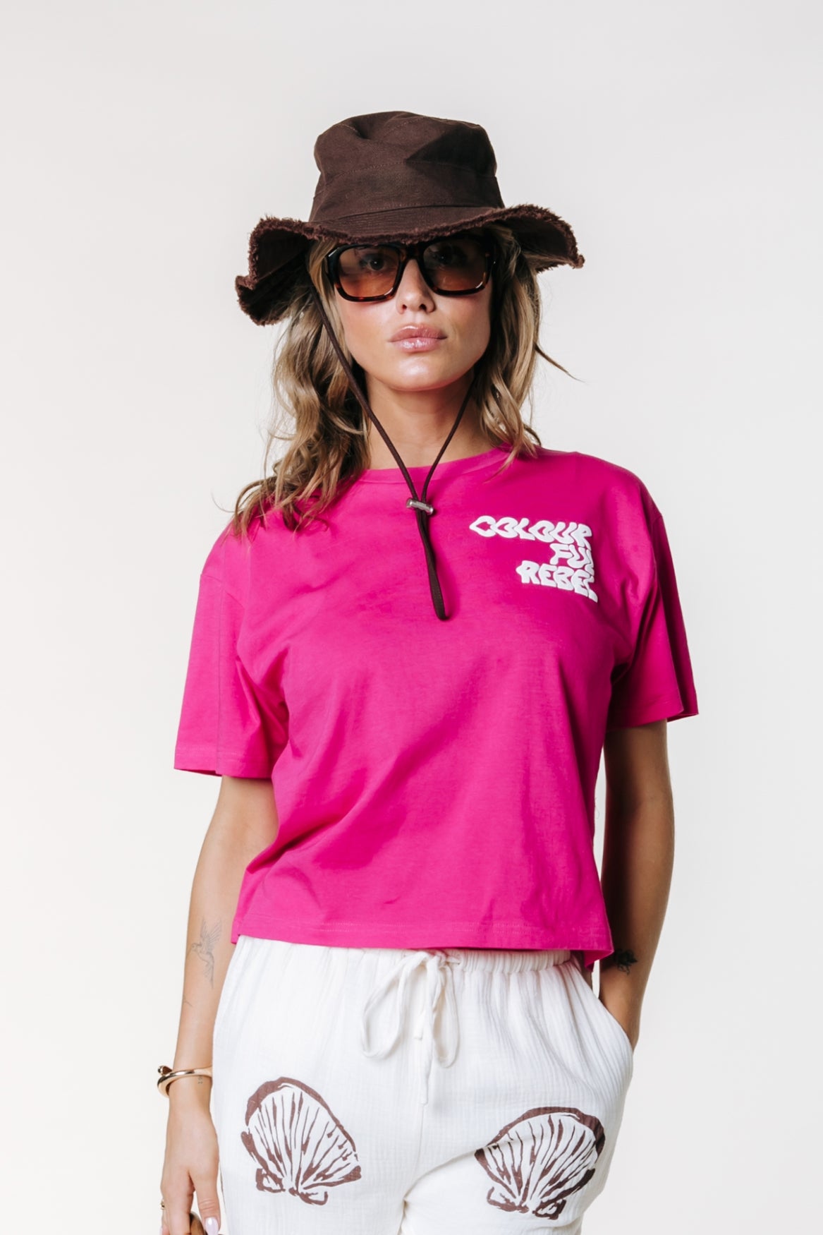 Puff Logo Cropped Loosefit Tee