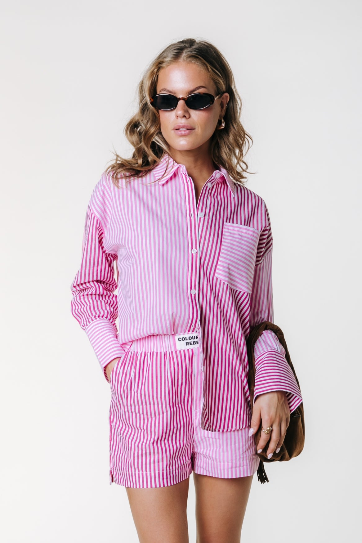 Talia Contrast Stripe Blouse