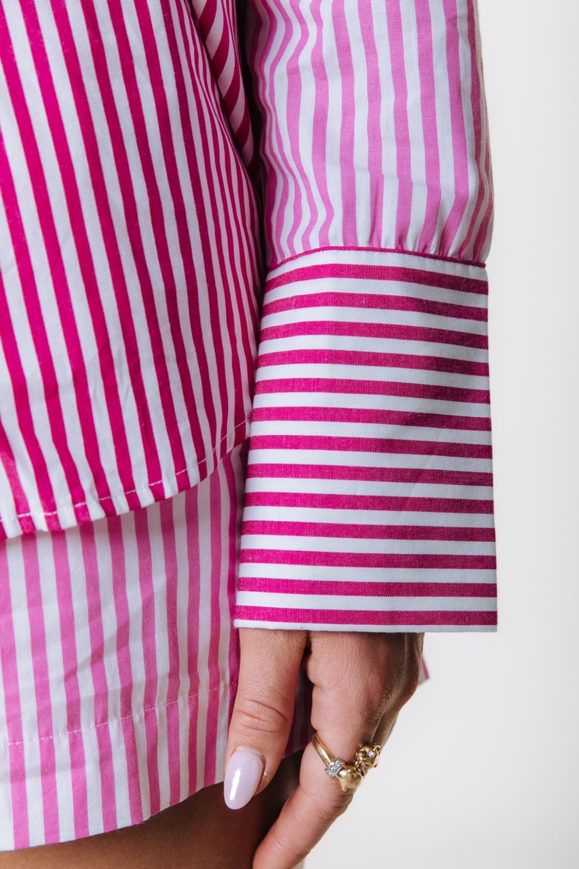 Talia Contrast Stripe Blouse