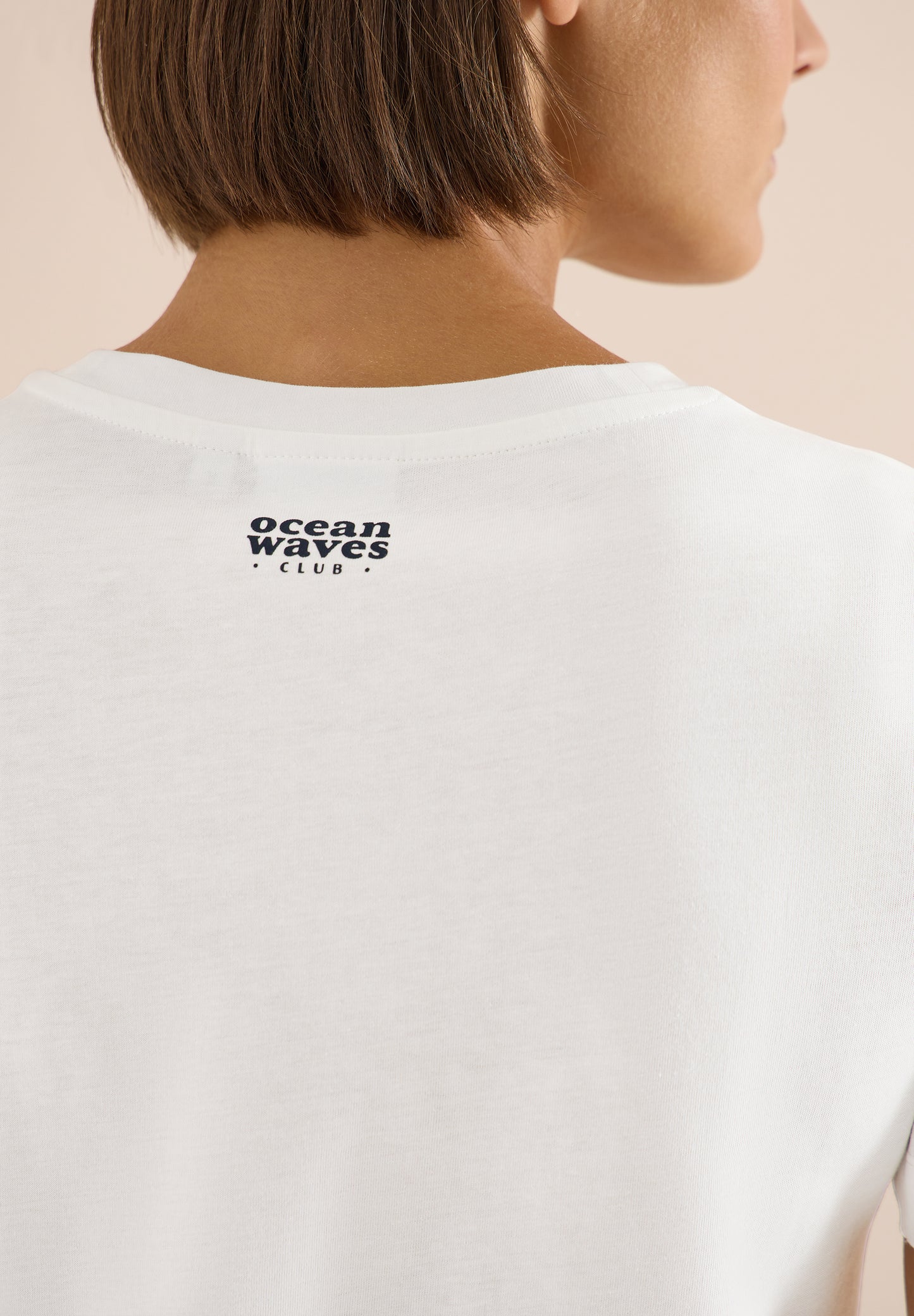 Shirt mit Rundhals und maritimem Print