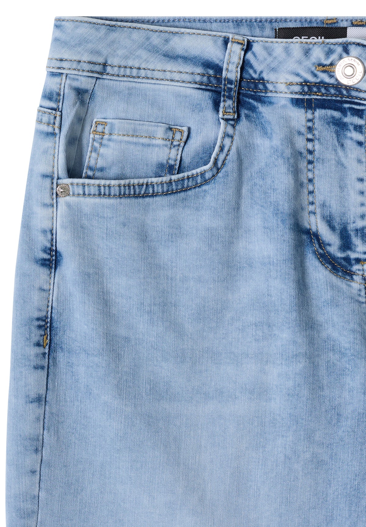 7/8 Wide Leg Jeans im Loose Fit