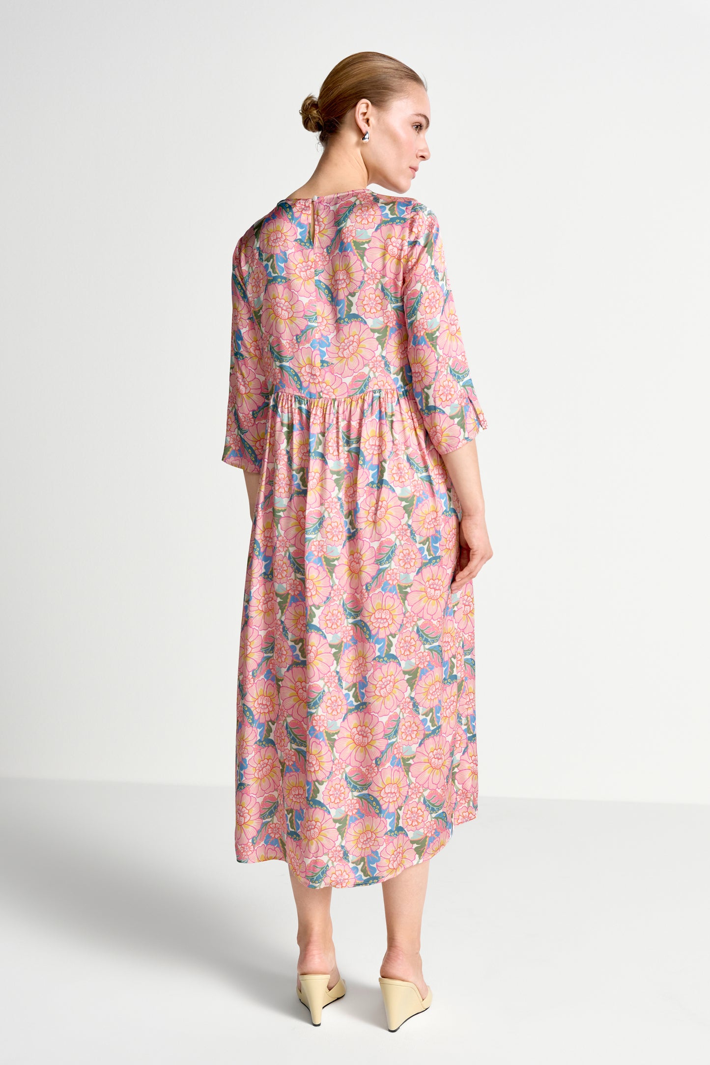 Printed Midi Dress