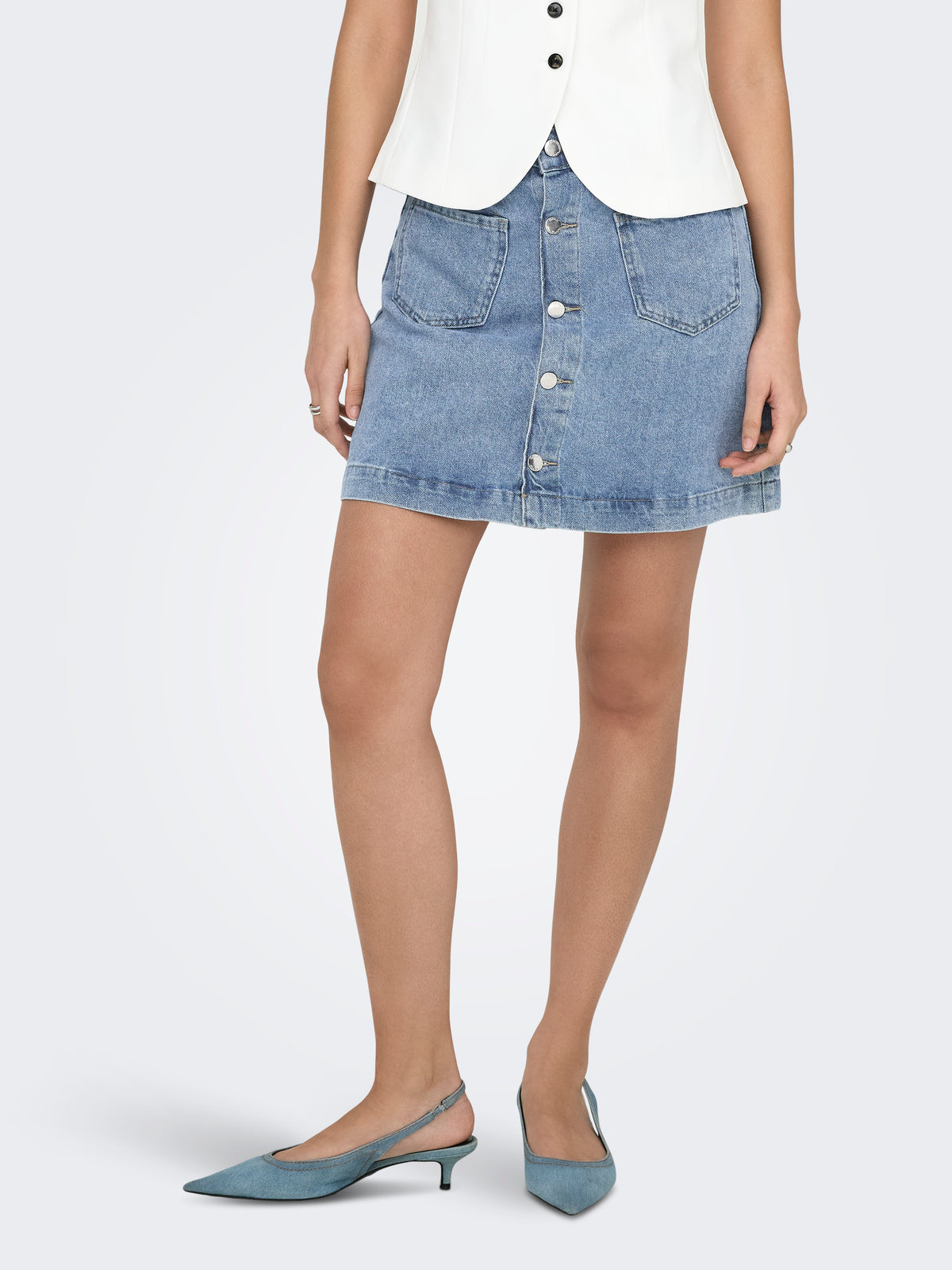 ONLAMAZING HW SKIRT TAI DNM NOOS