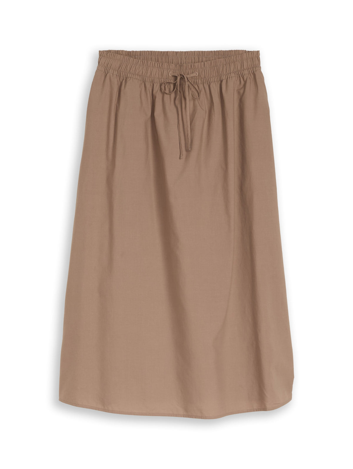 High Waist Midi-Rock mit Taschen