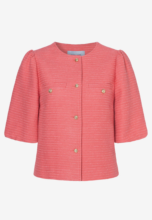 kurze Boucléjacke