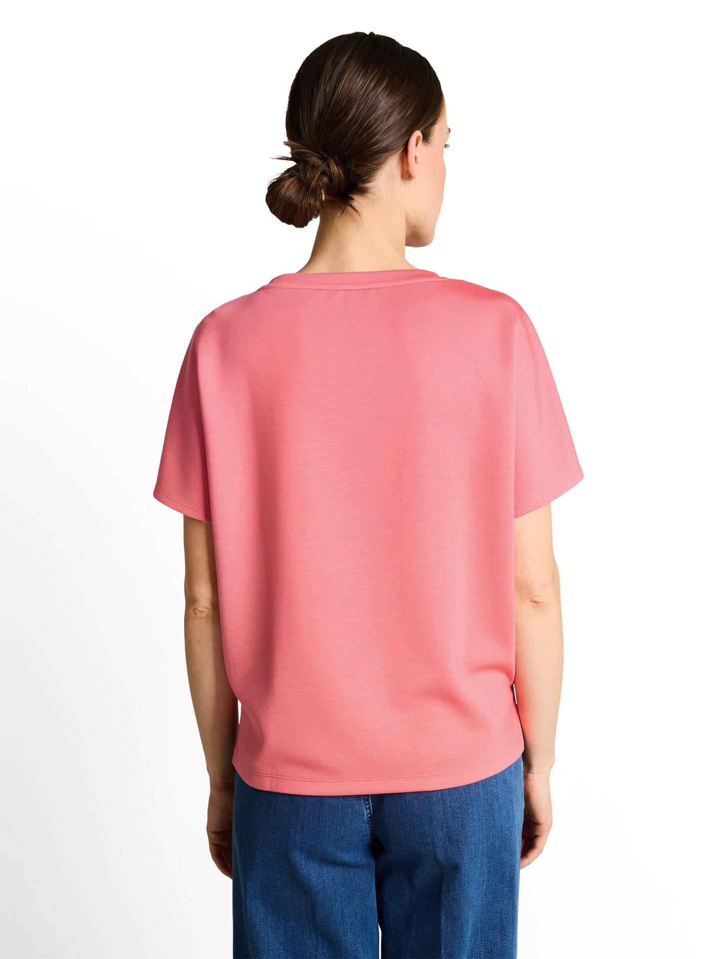 Loose Fit Scuba T-Shirt mit Print