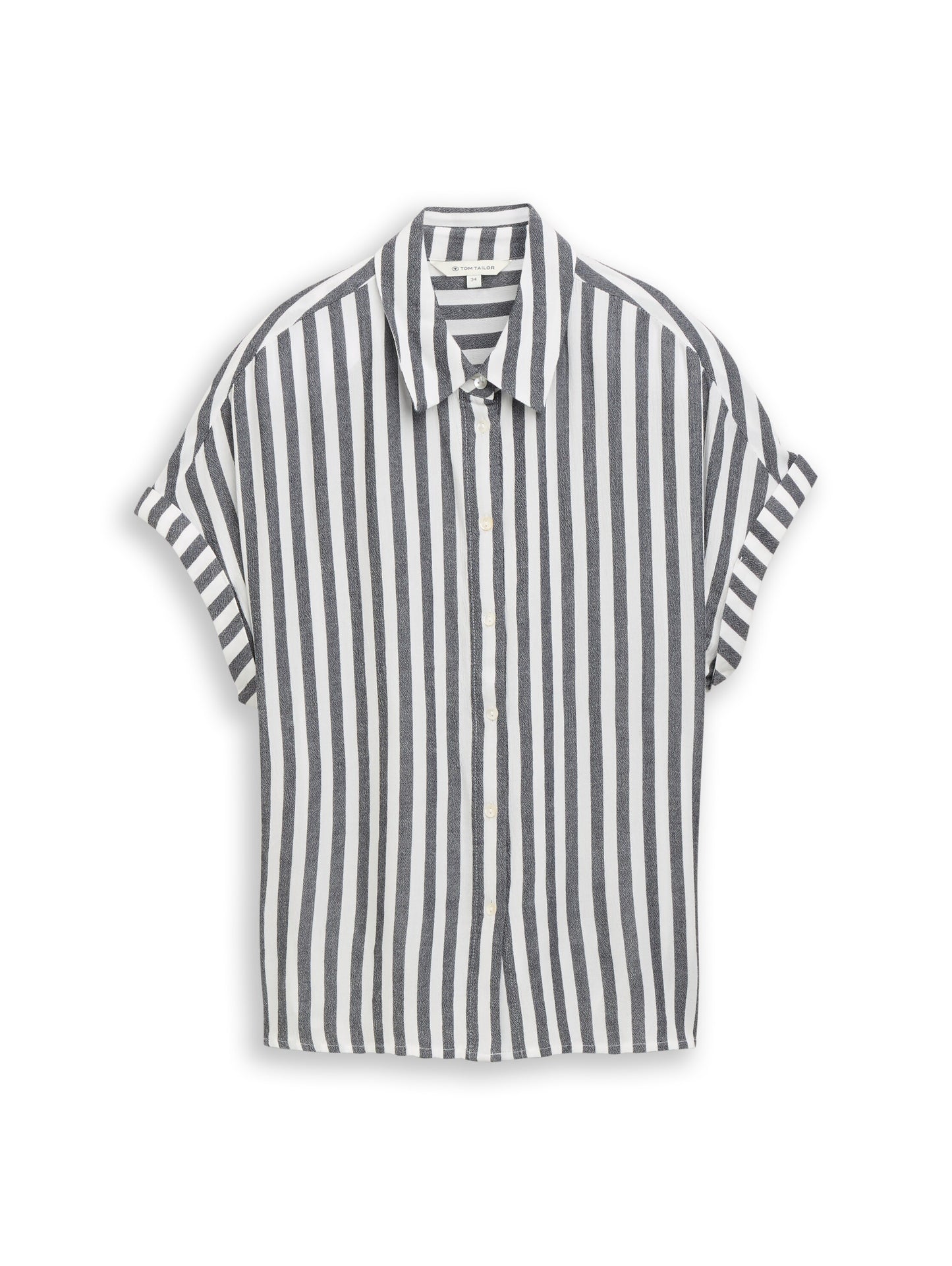 Loose Fit Bluse mit Streifen