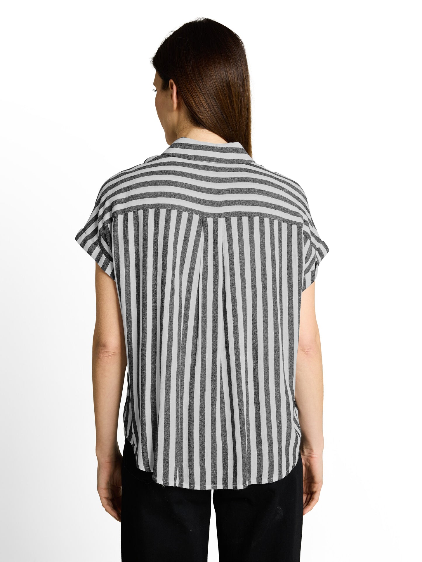Loose Fit Bluse mit Streifen