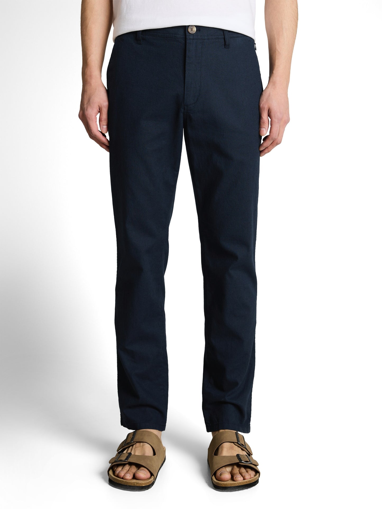 TTREGULAR Chino Hose mit Leinenanteil