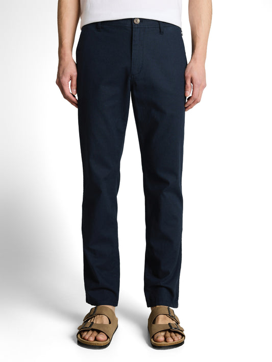 TTREGULAR Chino Hose mit Leinenanteil