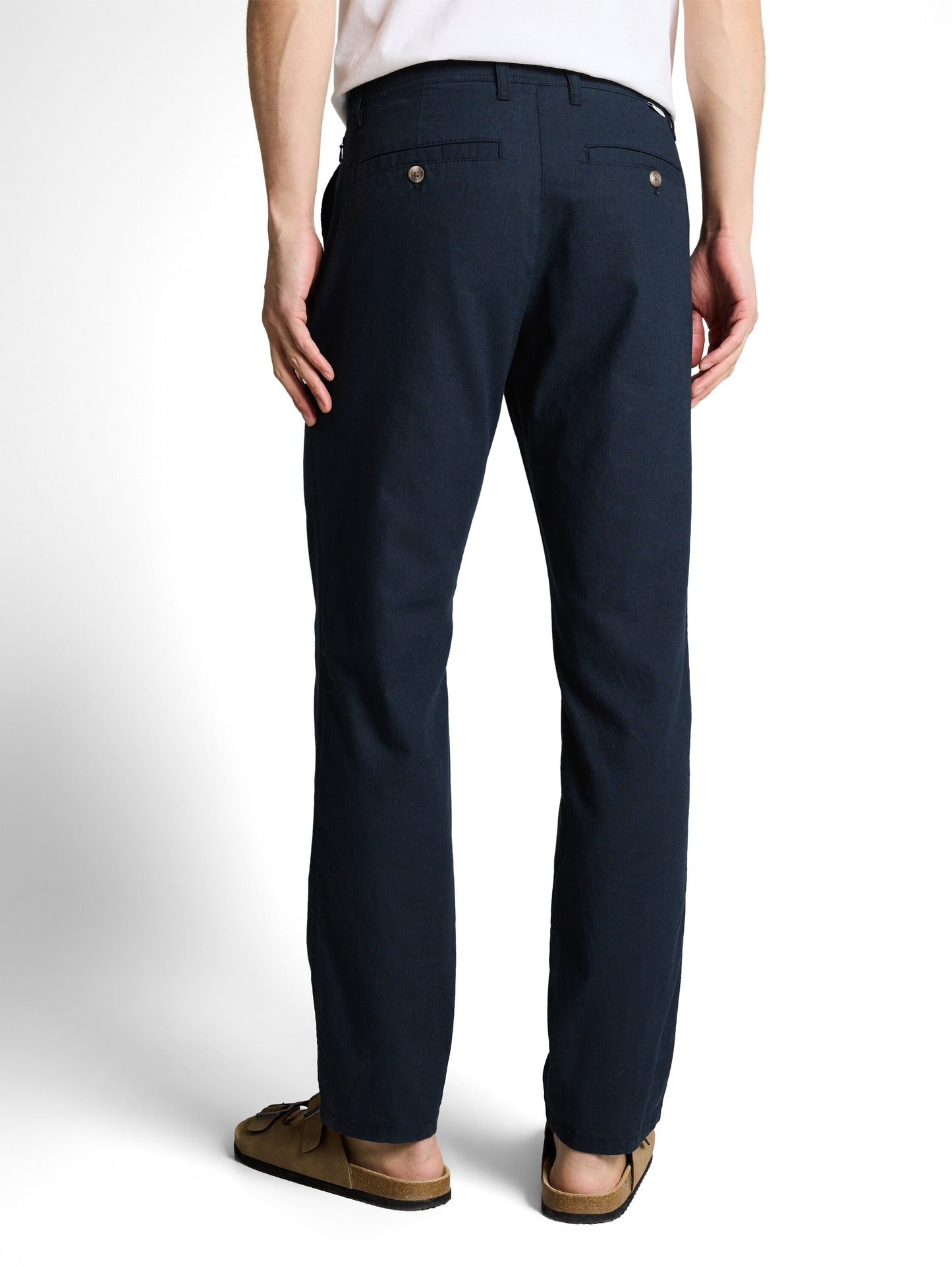 TTREGULAR Chino Hose mit Leinenanteil