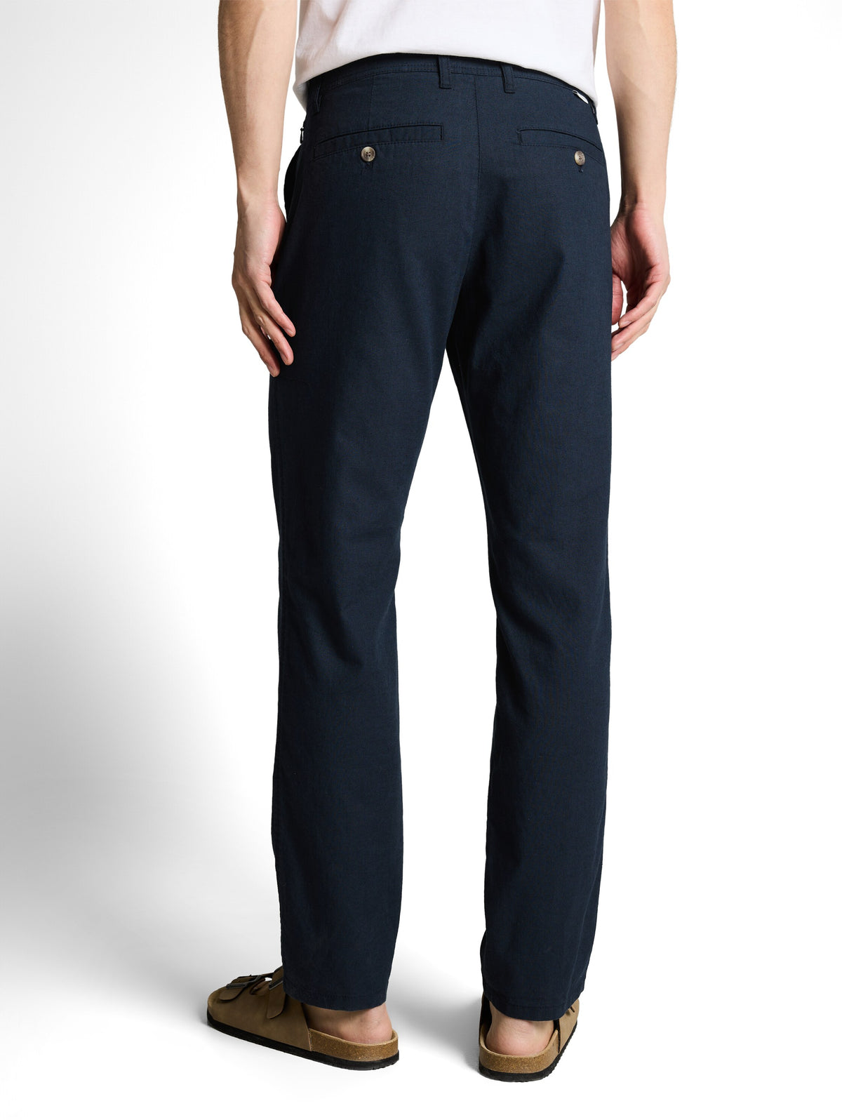 TTREGULAR Chino Hose mit Leinenanteil