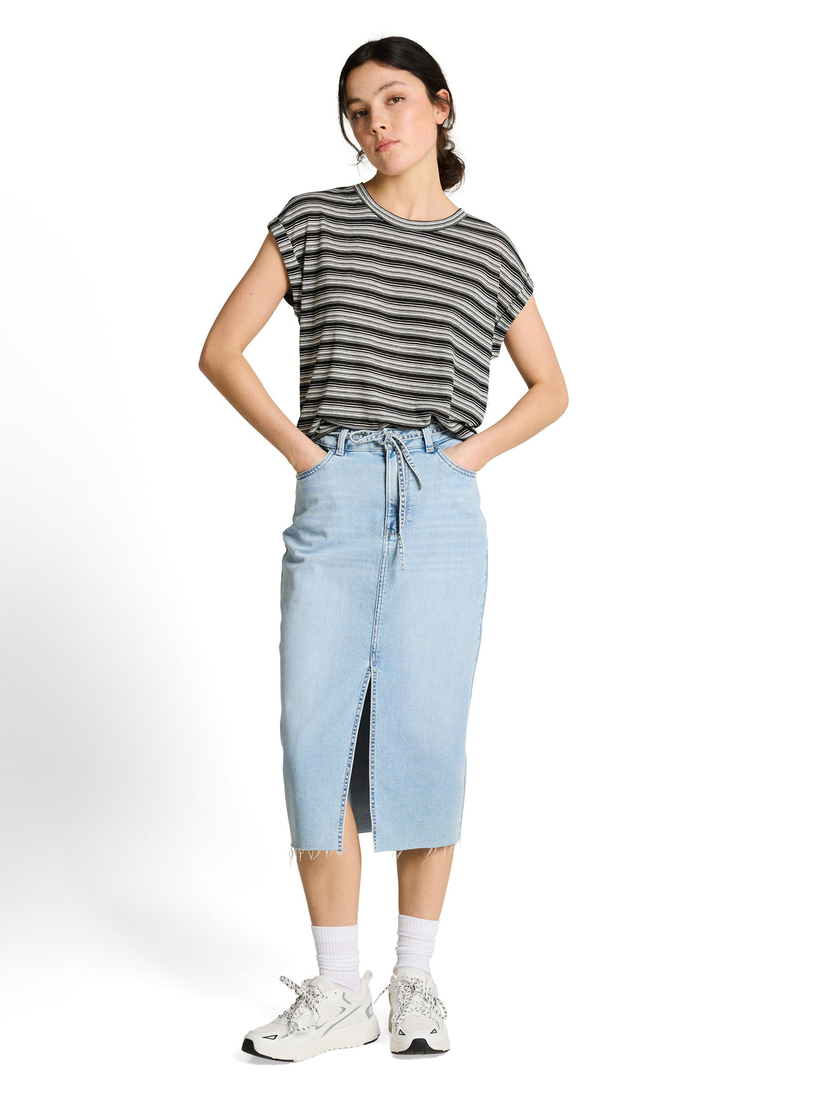 T-Shirt mit Streifenmuster