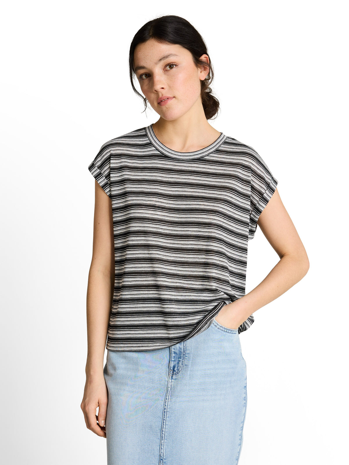 T-Shirt mit Streifenmuster