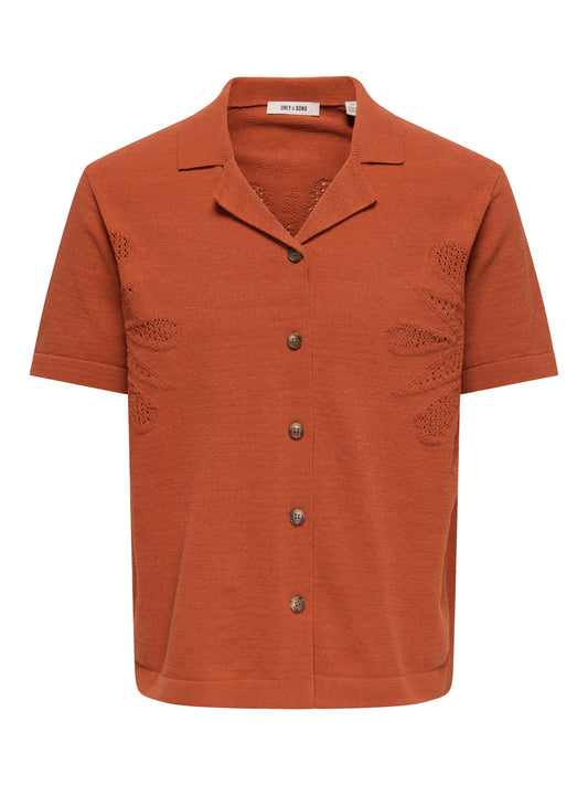 ONSJAM LIFE REG SS SHIRT KNIT