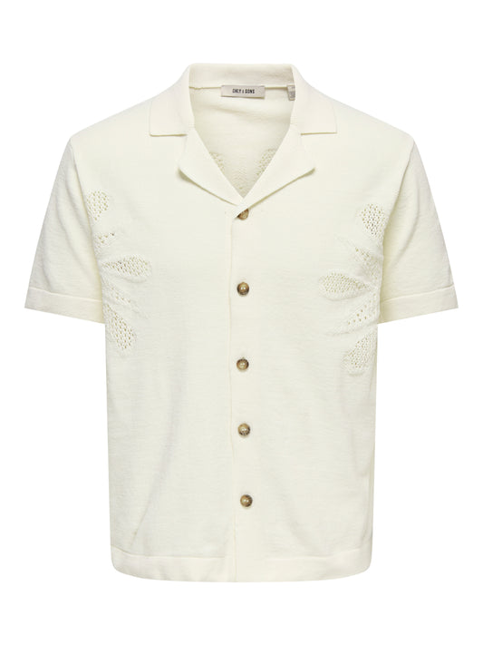 ONSJAM LIFE REG SS SHIRT KNIT