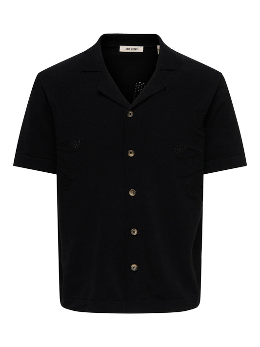 ONSJAM LIFE REG SS SHIRT KNIT