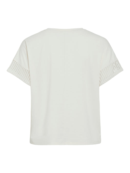 VIZIMA CROCHET O-NECK S/S TOP
