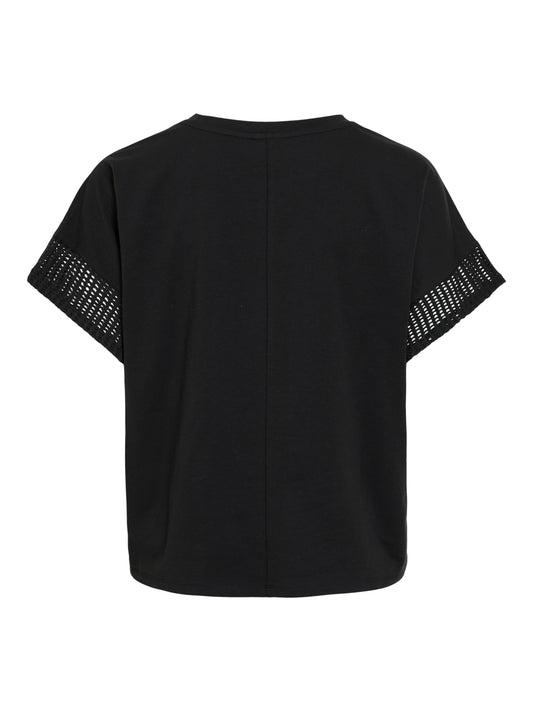 VIZIMA CROCHET O-NECK S/S TOP
