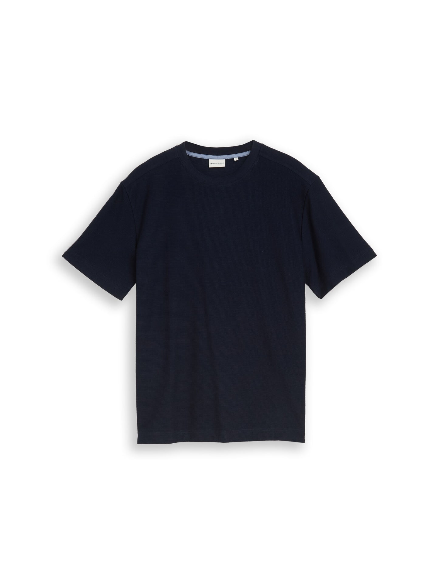 T-Shirt mit Ottoman-Struktur