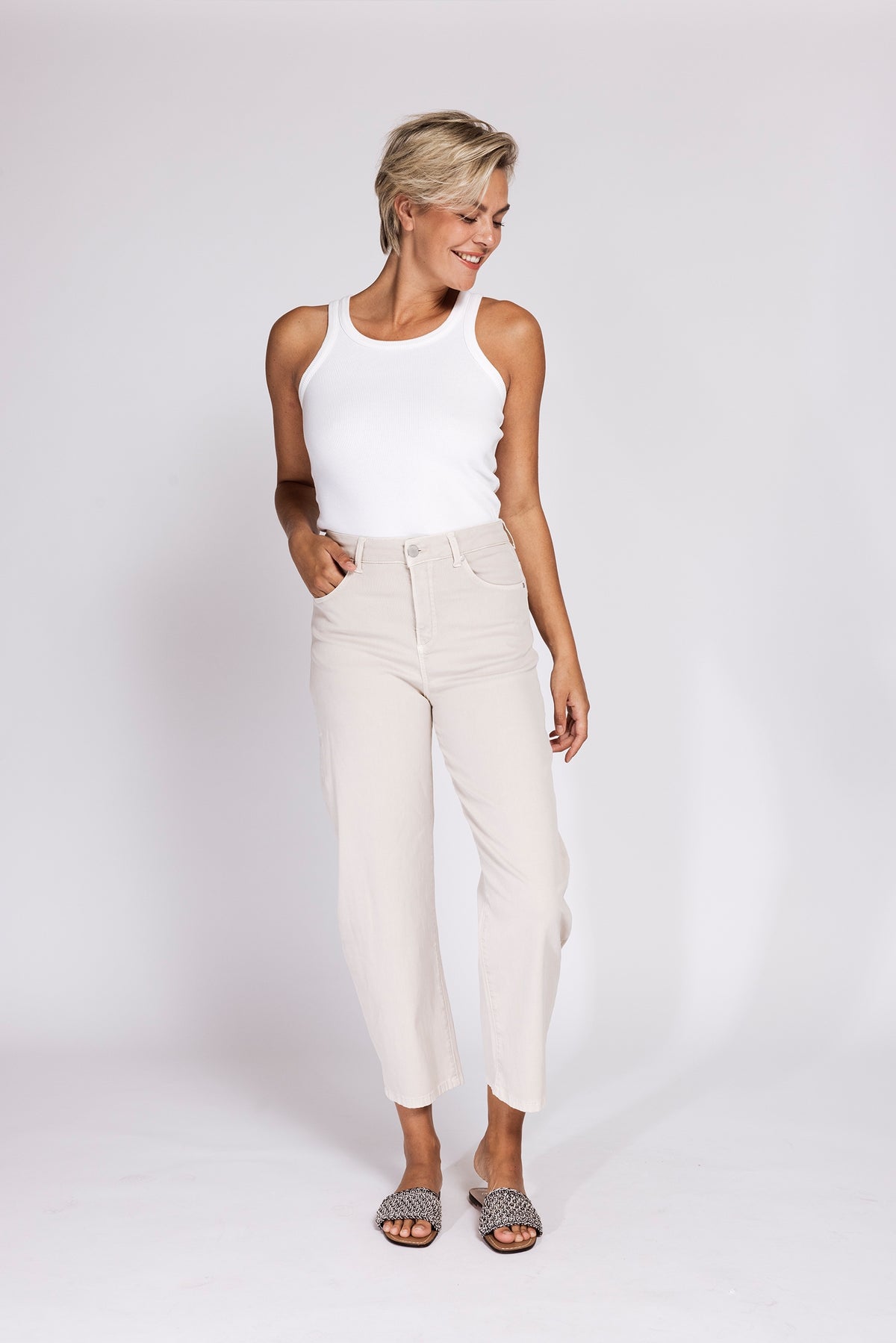 Zhrill Hose sportiv Fsand/beige/taupe