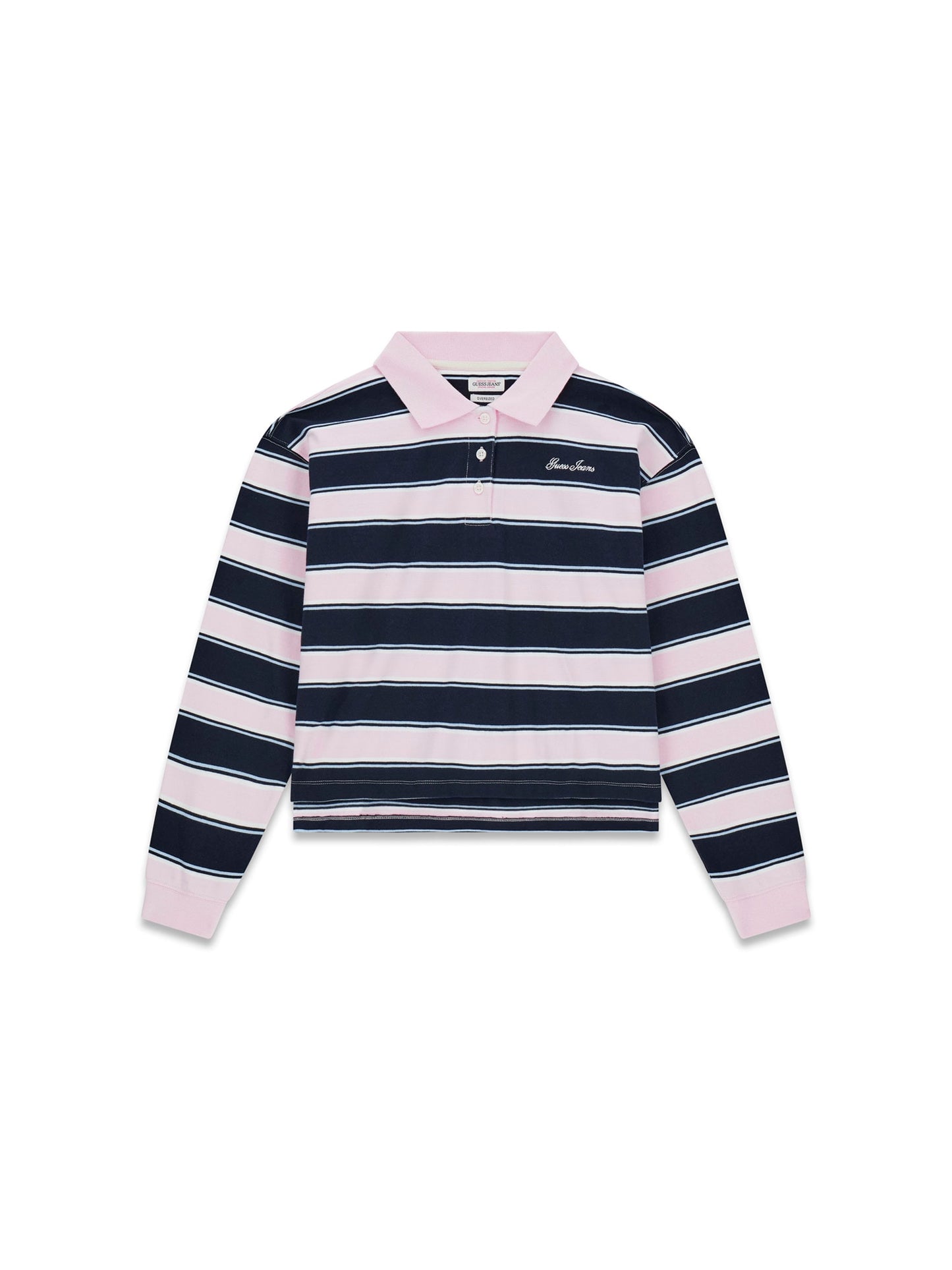 GJ OS CROP POLO SHIRT