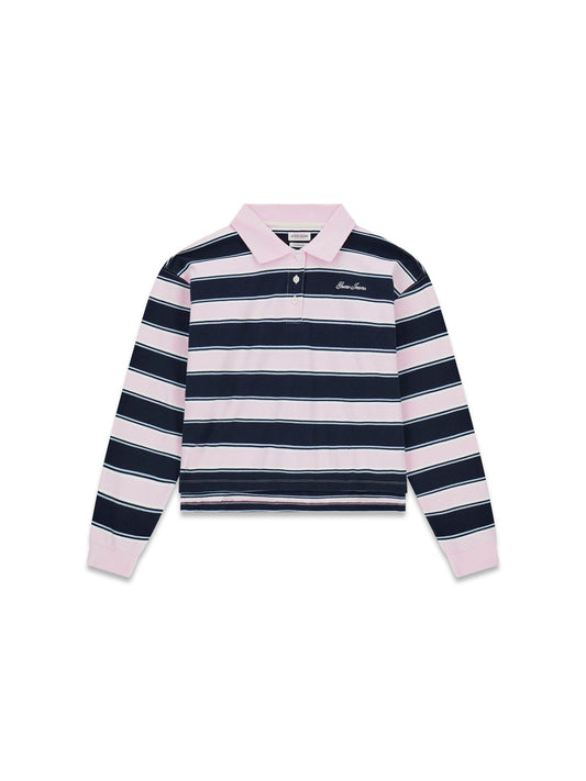 GJ OS CROP POLO SHIRT