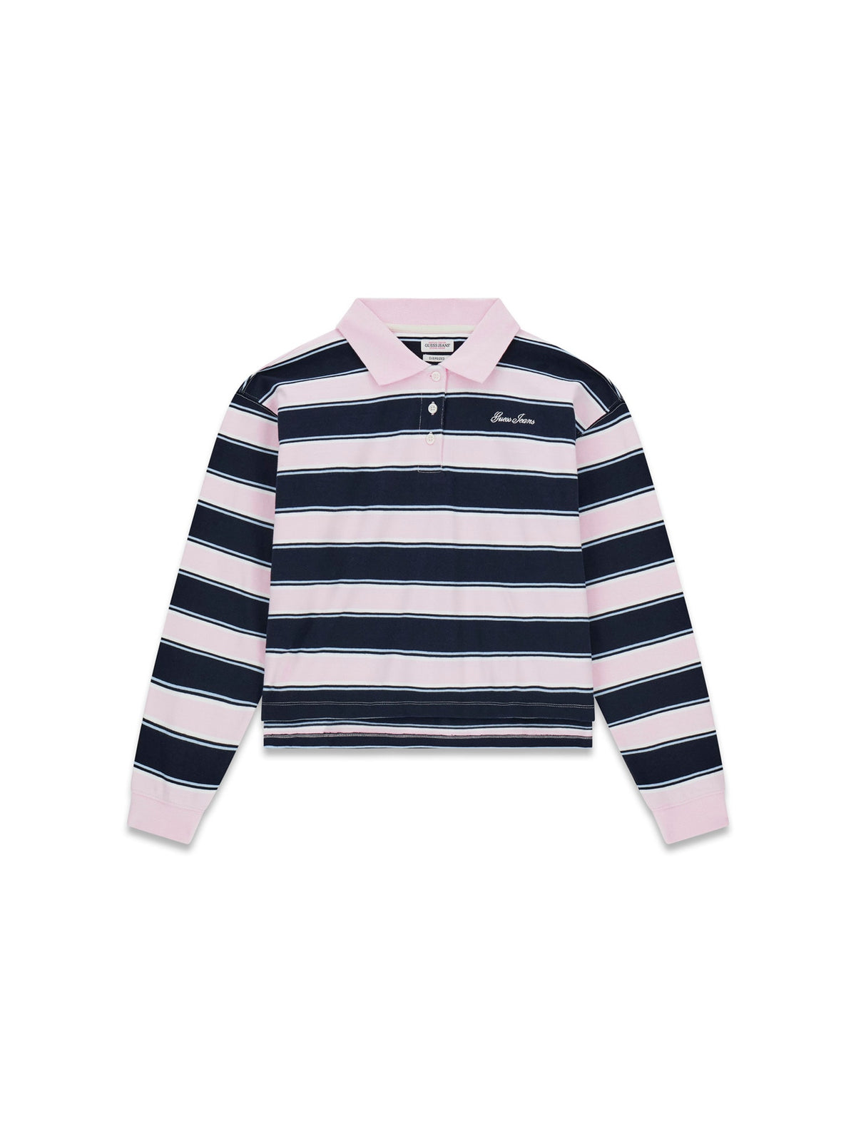 GJ OS CROP POLO SHIRT