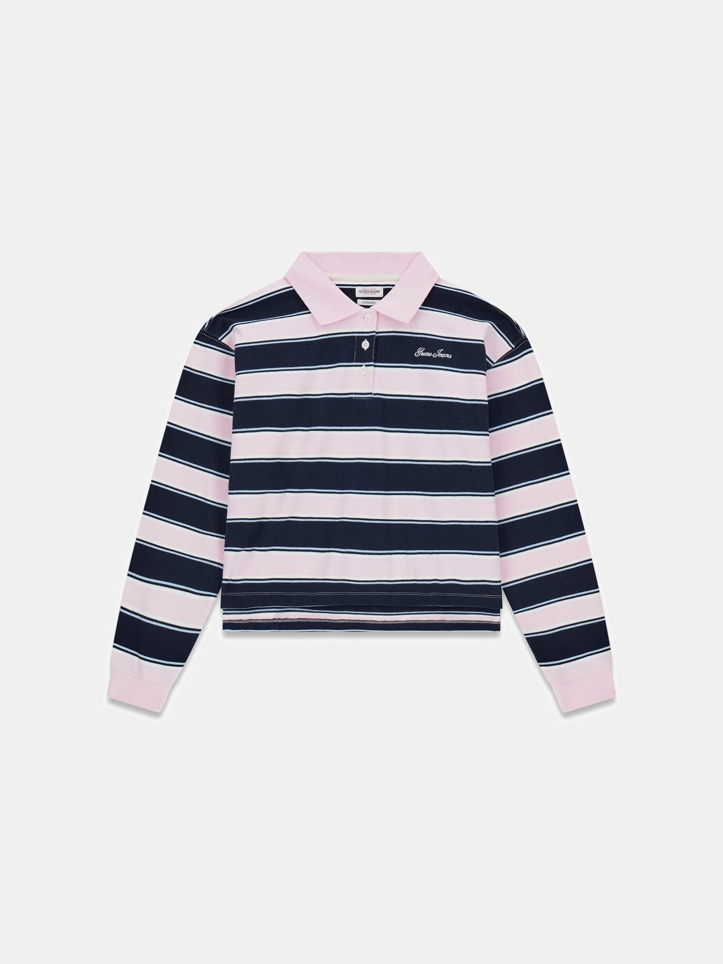 GJ OS CROP POLO SHIRT